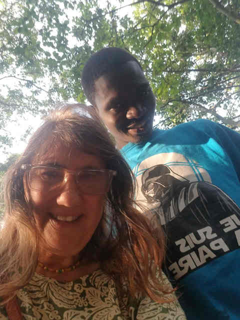 Carlos Kumah and Karen Shenfeld